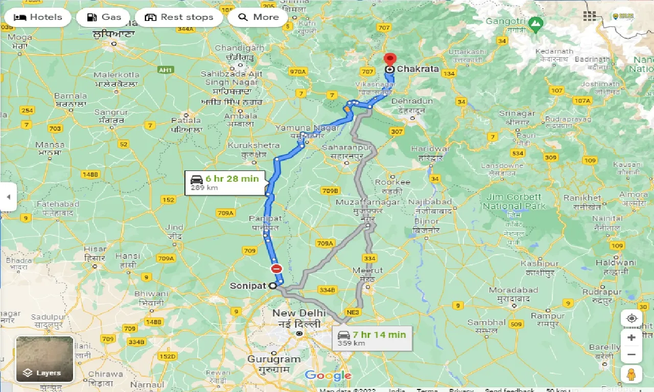 sonipat-to-chakrata-one-way