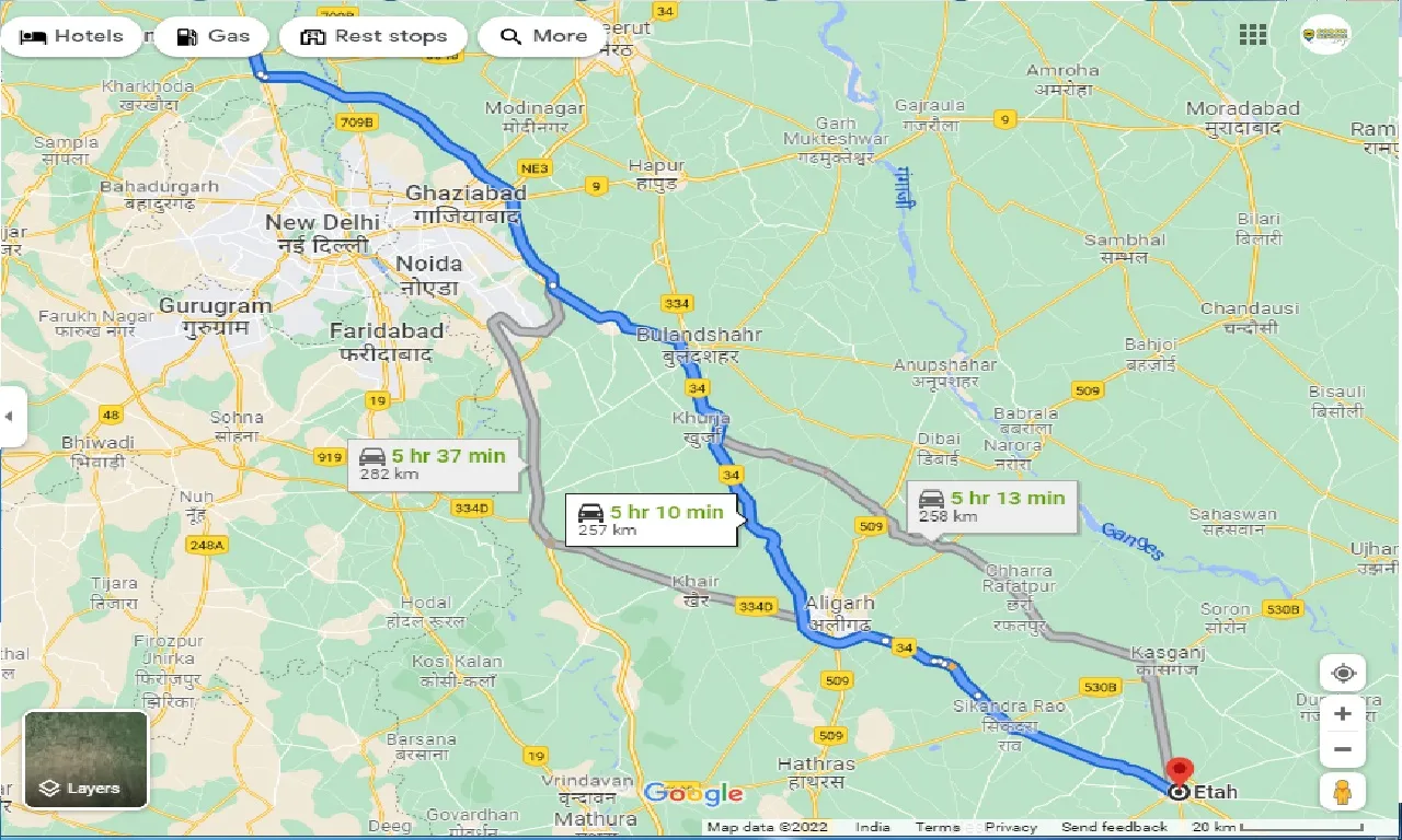 sonipat-to-etah-one-way