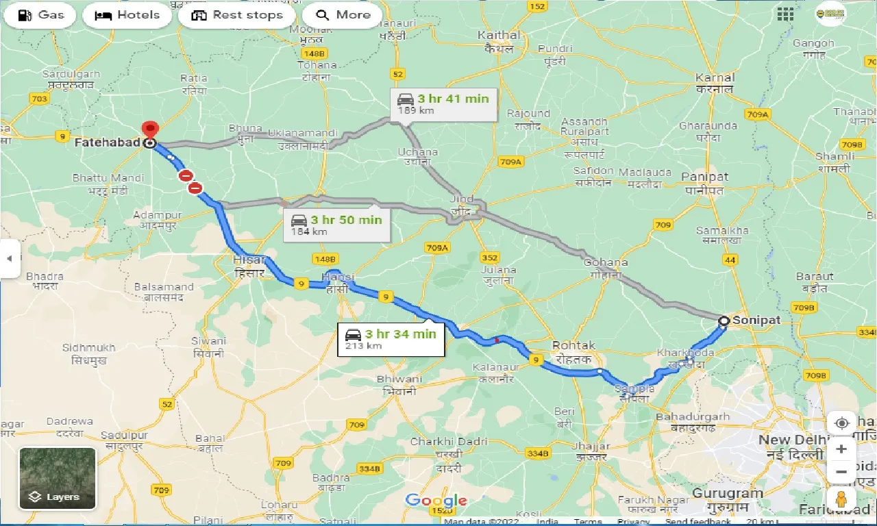sonipat-to-fatehabad-one-way
