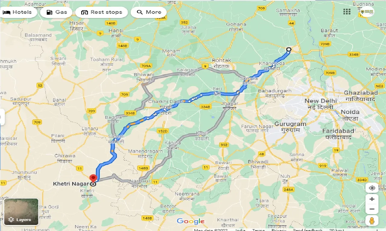 sonipat-to-khetri-one-way