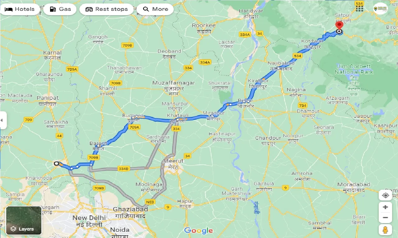 sonipat-to-lansdowne-one-way