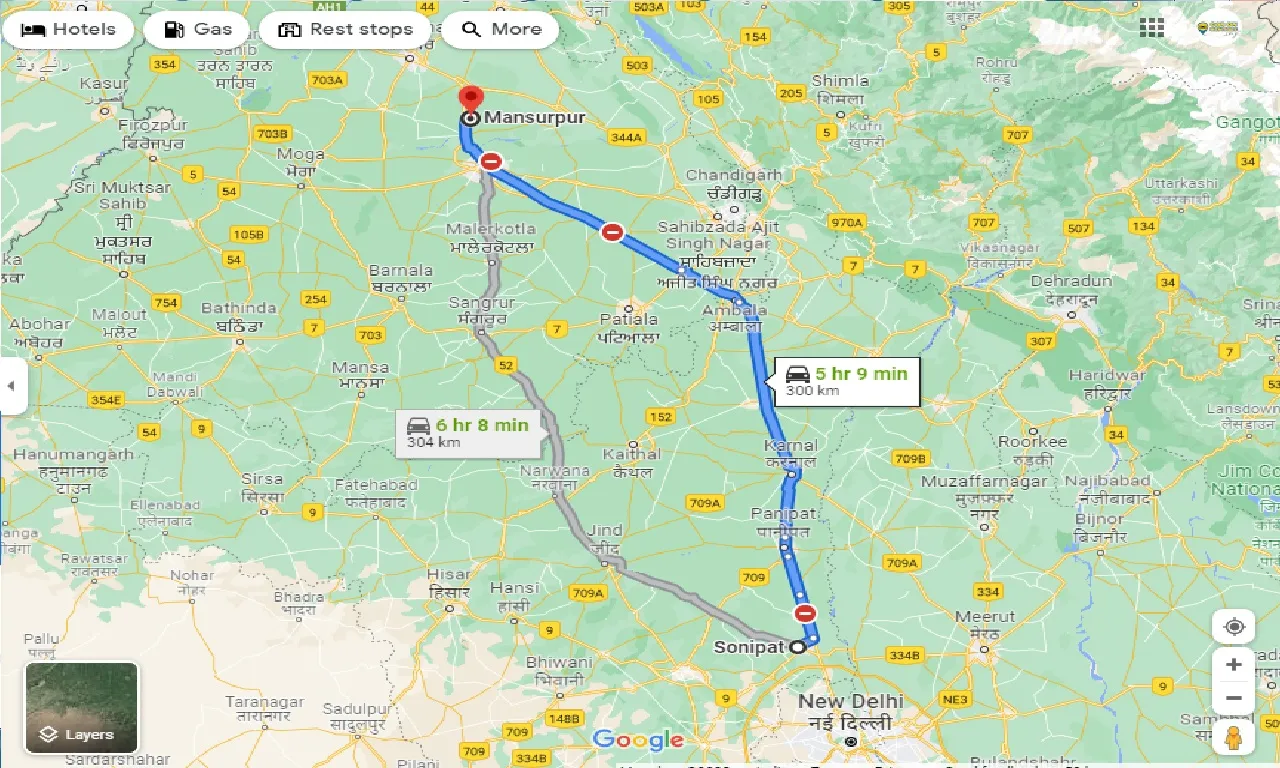 sonipat-to-mansurpur-taxi