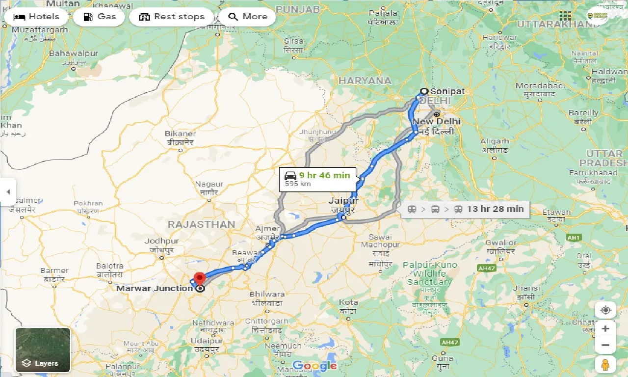 sonipat-to-marwar-junction-one-way