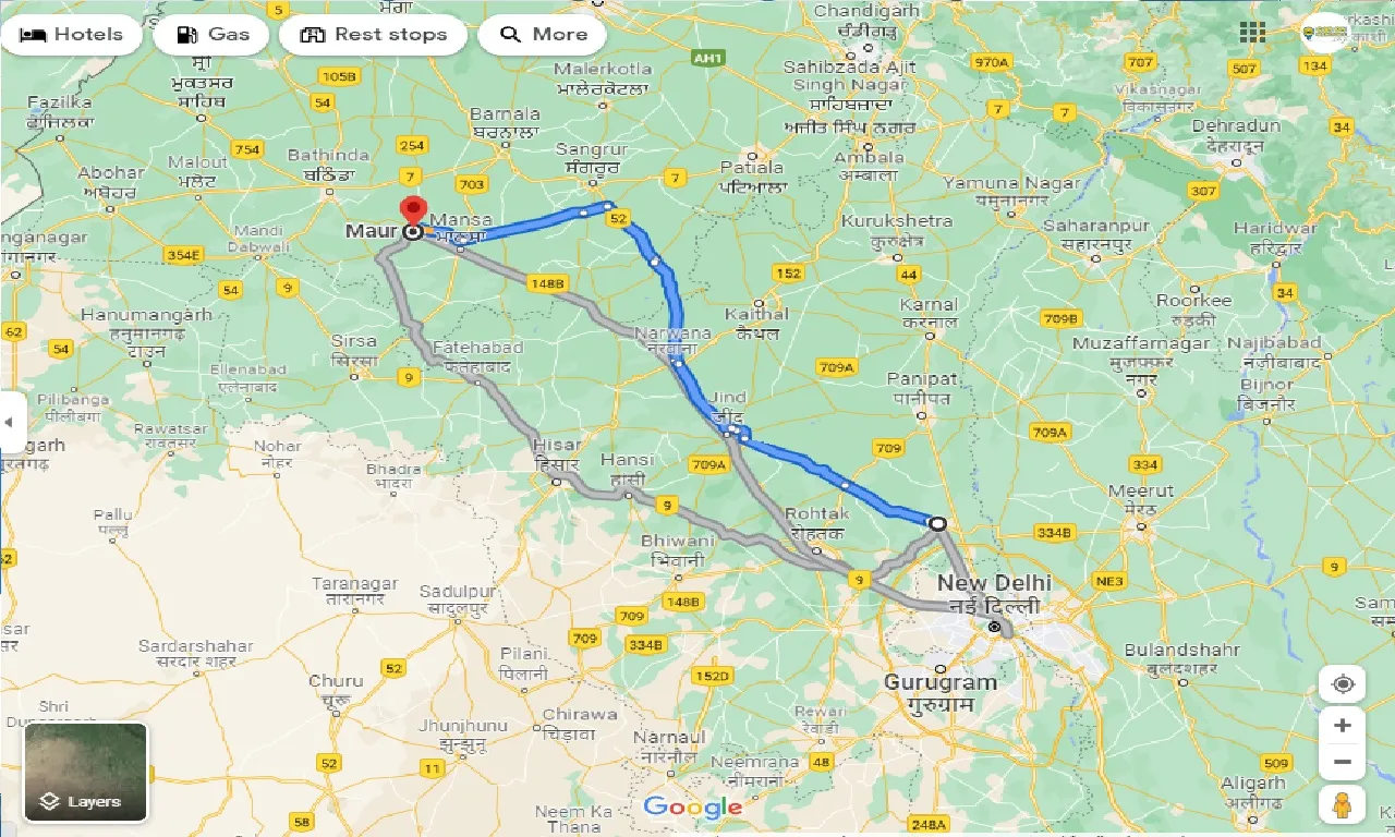 sonipat-to-maur-taxi