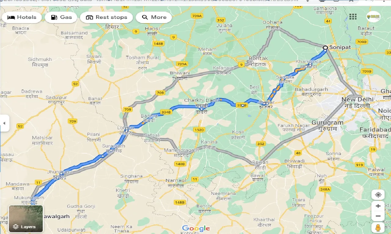 sonipat-to-nawalgarh-taxi