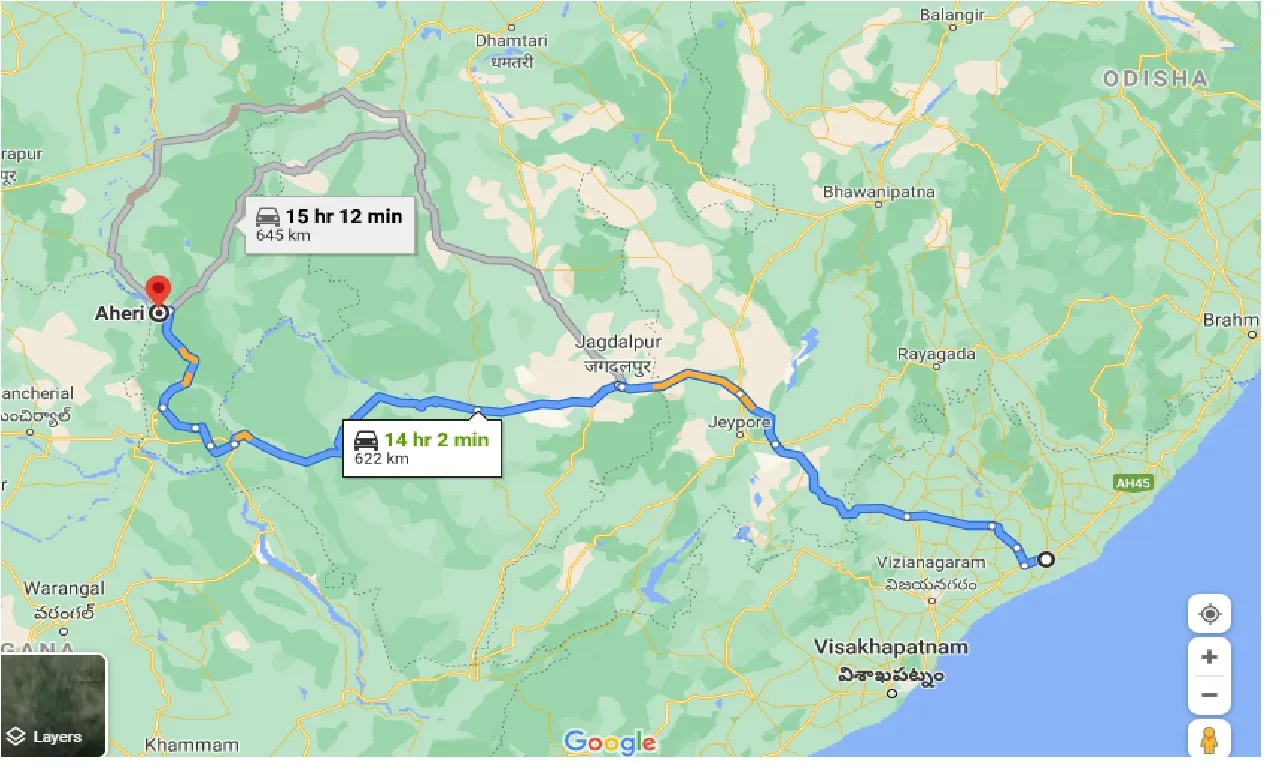 srikakulam-to-aheri-one-way