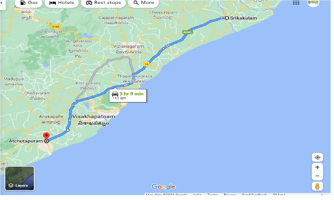 srikakulam-to-atchutapuram-one-way