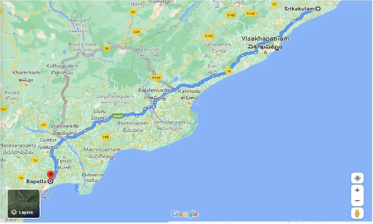 srikakulam-to-bapatla-taxi