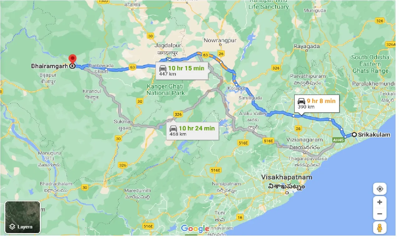 srikakulam-to-bhairamgarh-one-way