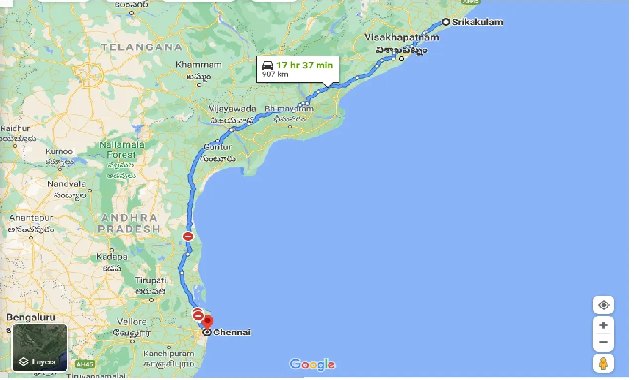 srikakulam-to-chennai-one-way