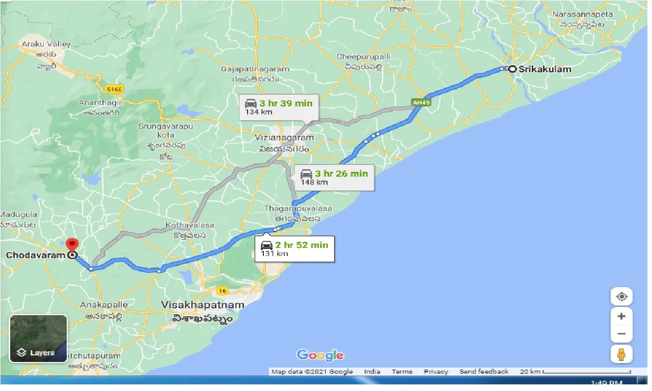 srikakulam-to-chodavaram-one-way