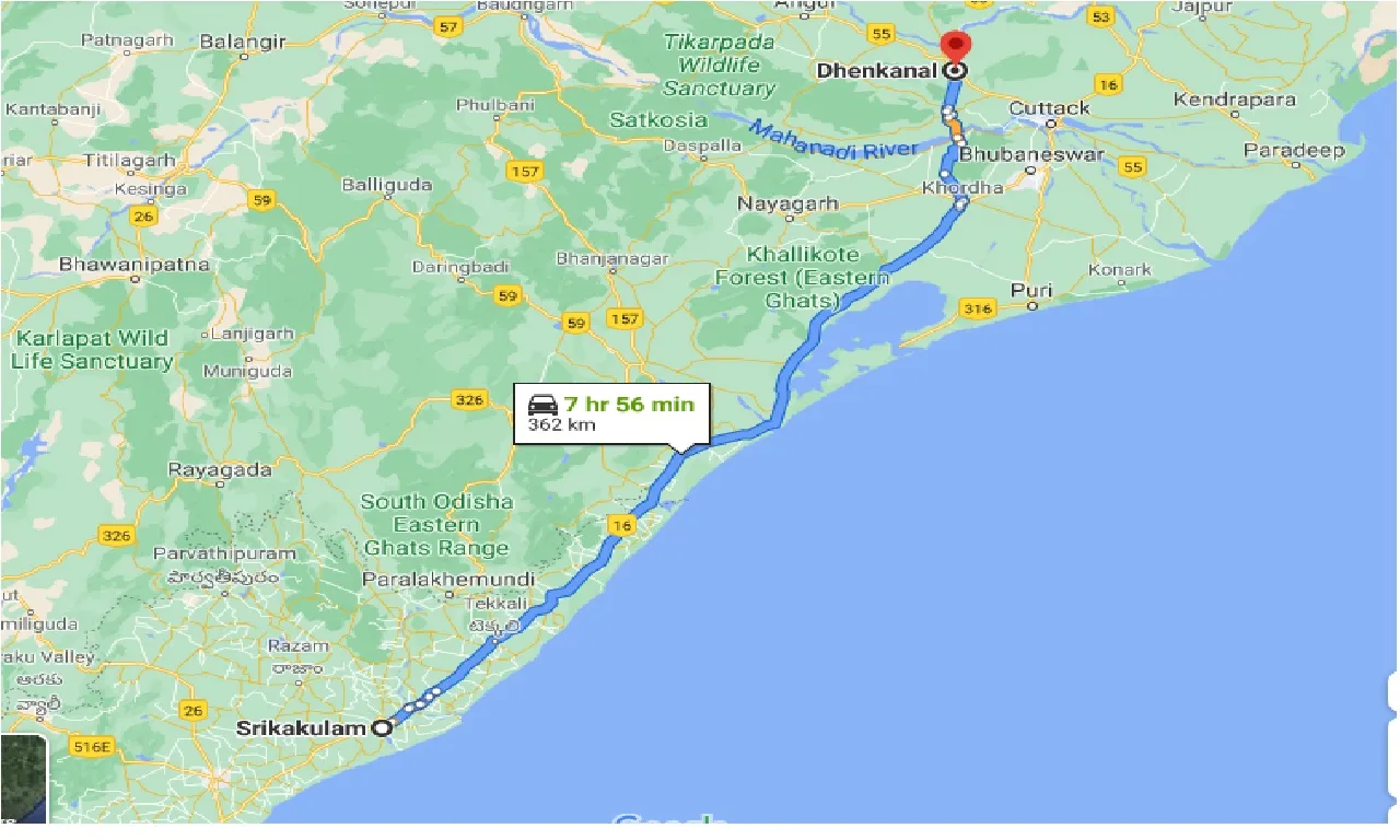 srikakulam-to-dhenkanal-one-way