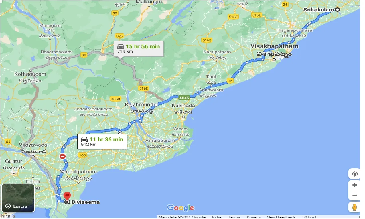 srikakulam-to-diviseema-one-way
