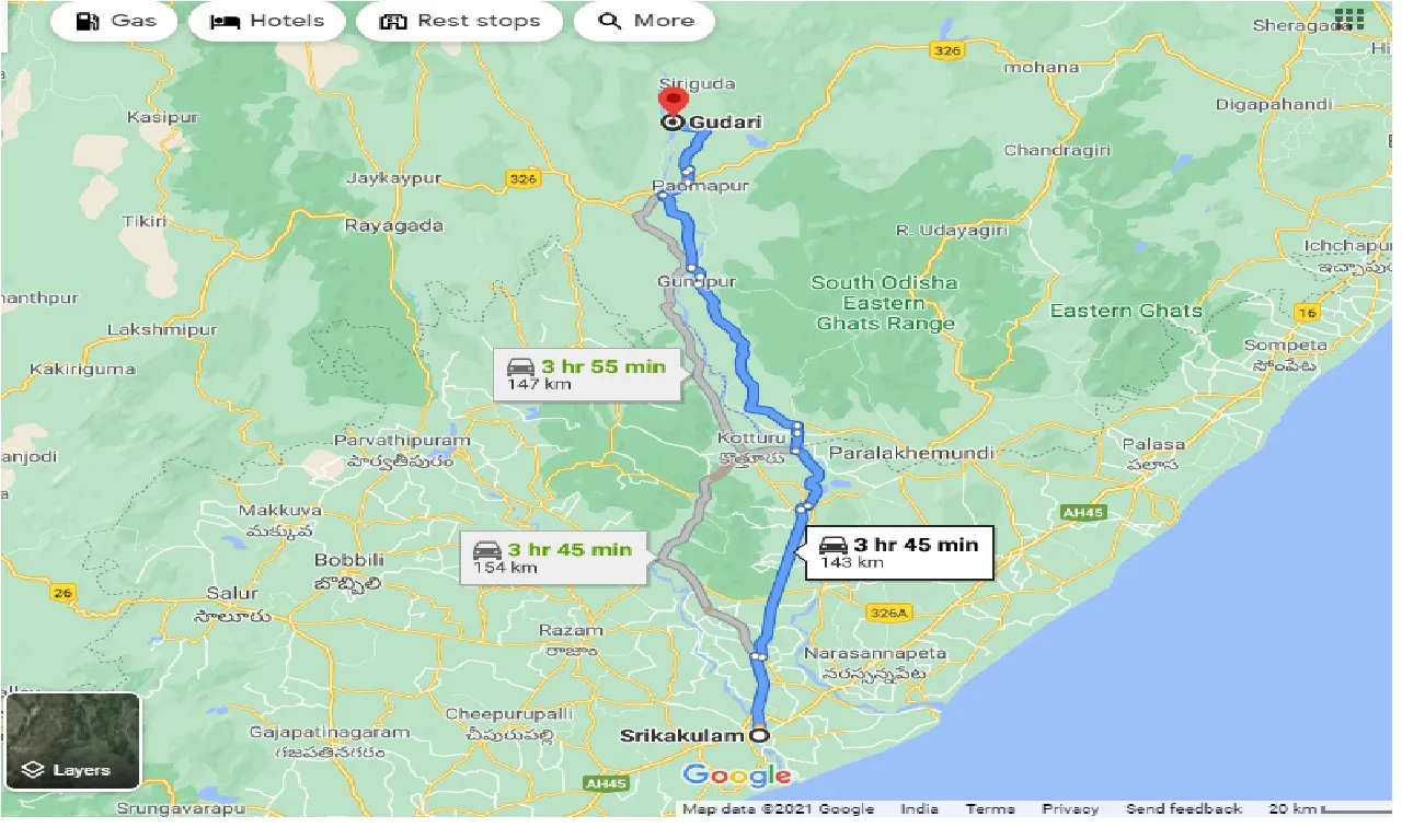 srikakulam-to-gudari-taxi