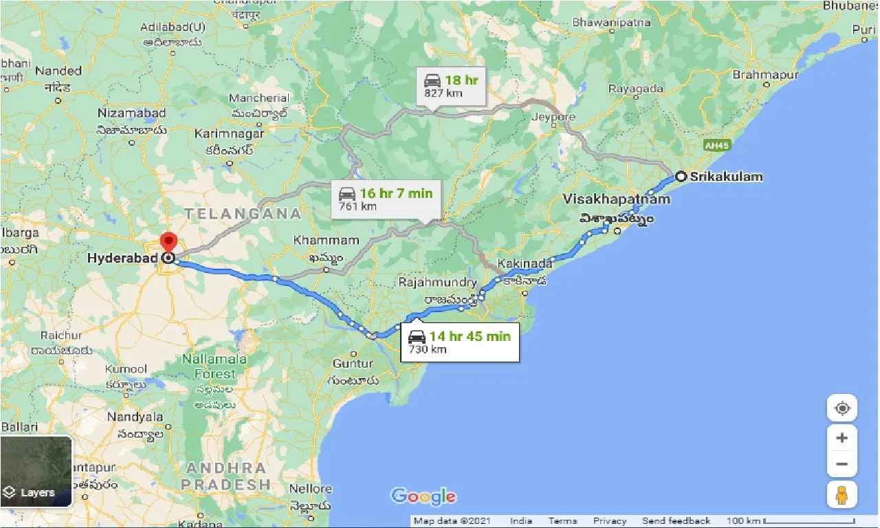 srikakulam-to-hyderabad-taxi