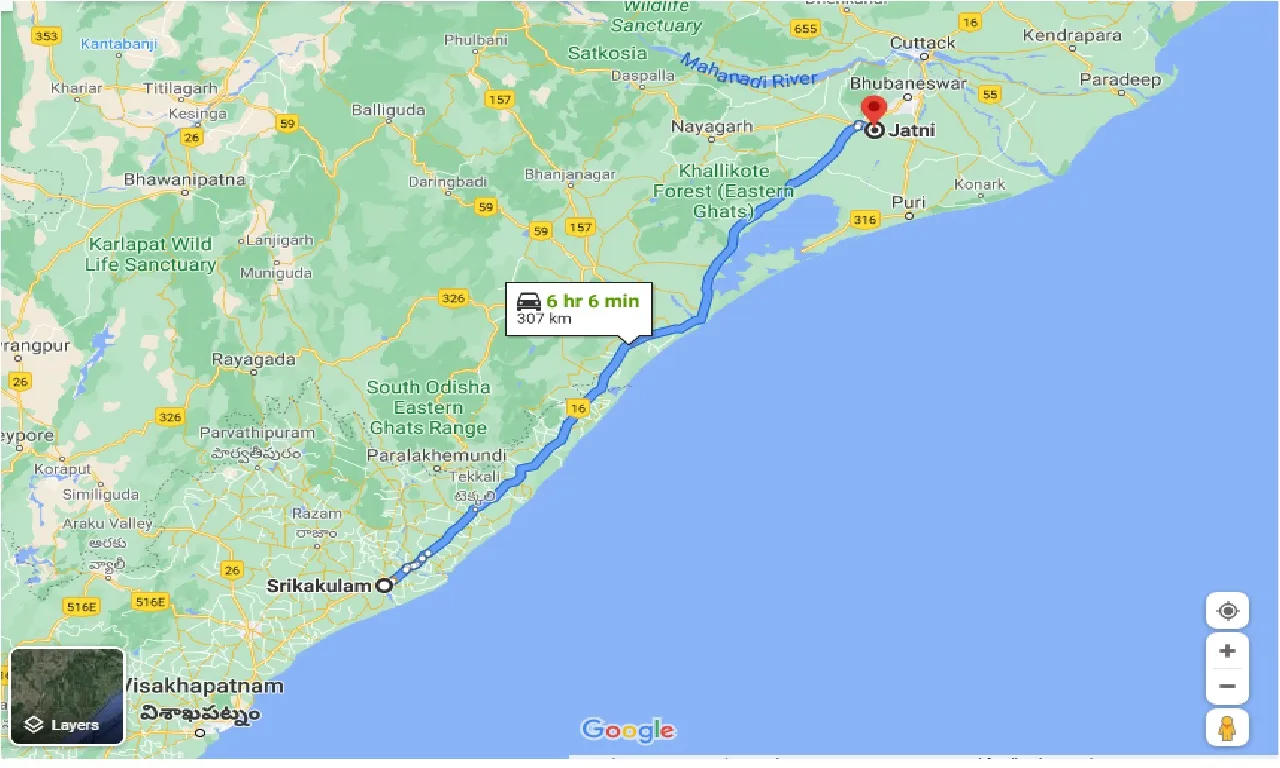 srikakulam-to-jatni-one-way
