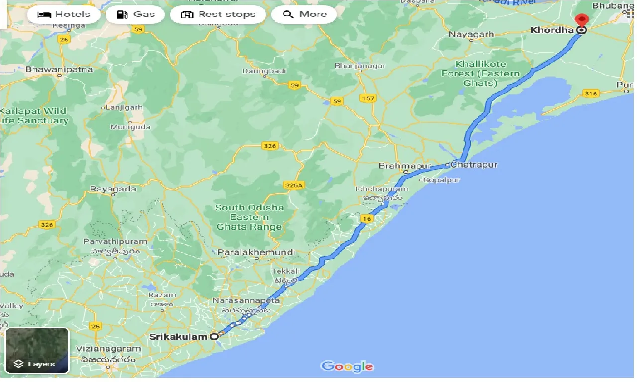 srikakulam-to-khordha-taxi