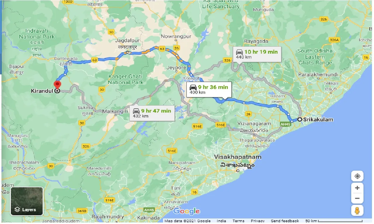srikakulam-to-kirandul-one-way