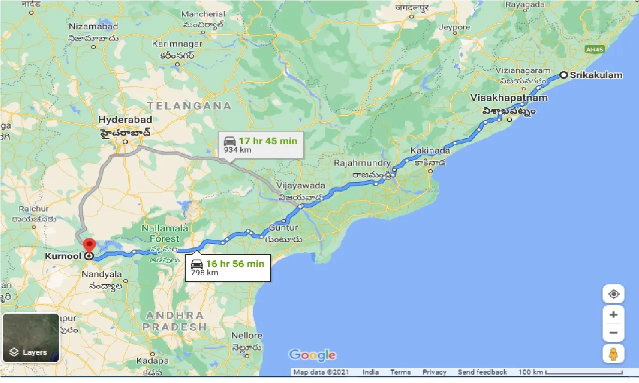 srikakulam-to-kurnool-one-way