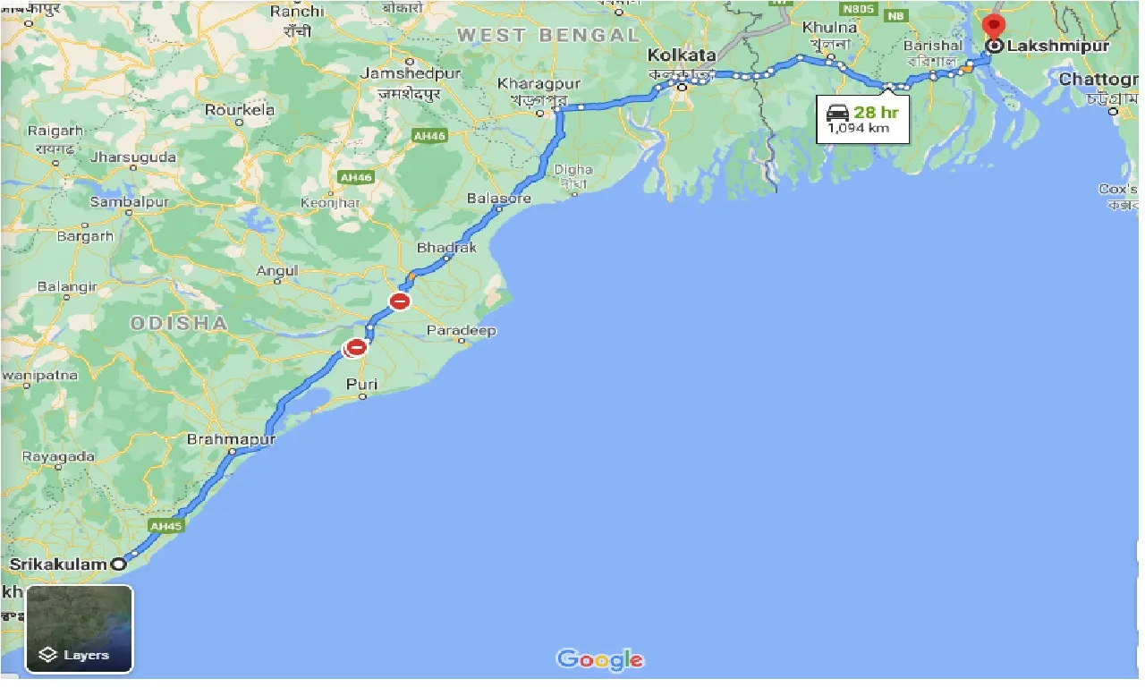 srikakulam-to-lakshmipur-taxi