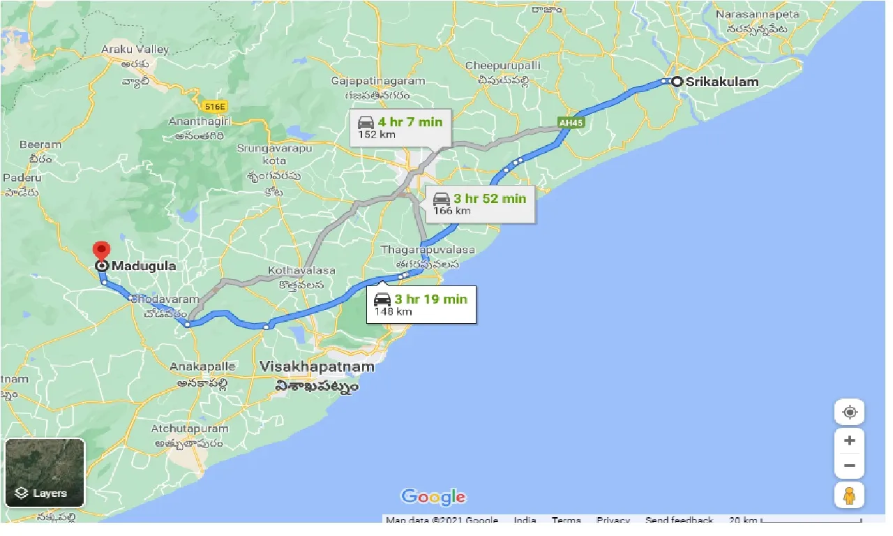 srikakulam-to-madugula-one-way