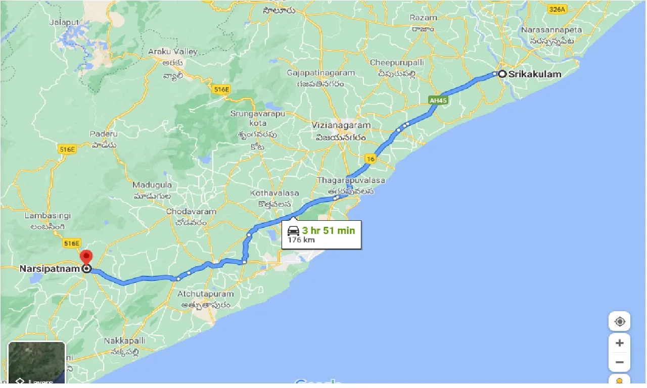 srikakulam-to-narsipatnam-taxi