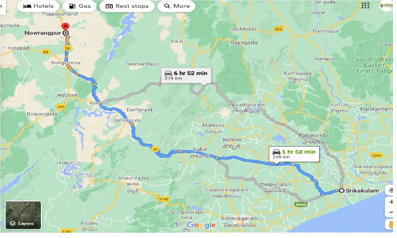 srikakulam-to-nowrangpur-taxi