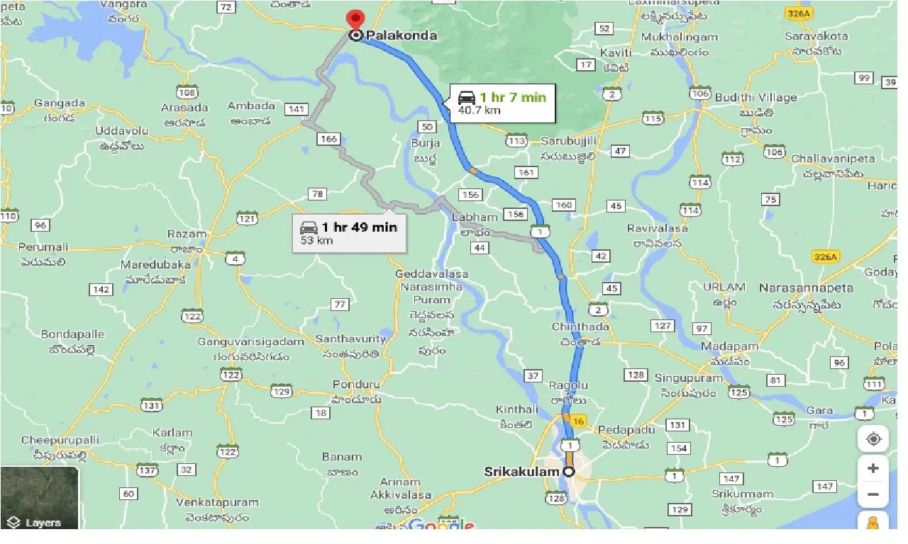 srikakulam-to-palakonda-one-way