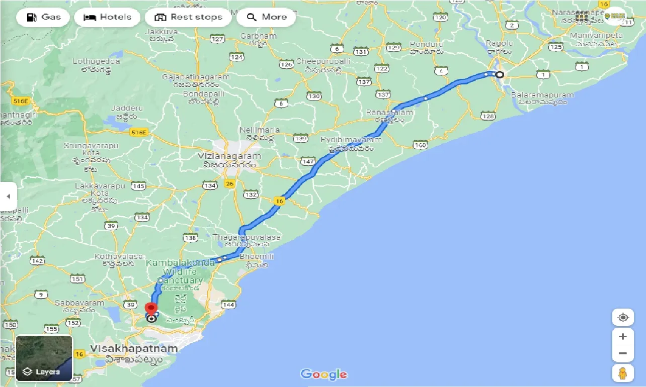 srikakulam-to-simhachalam-round-trip