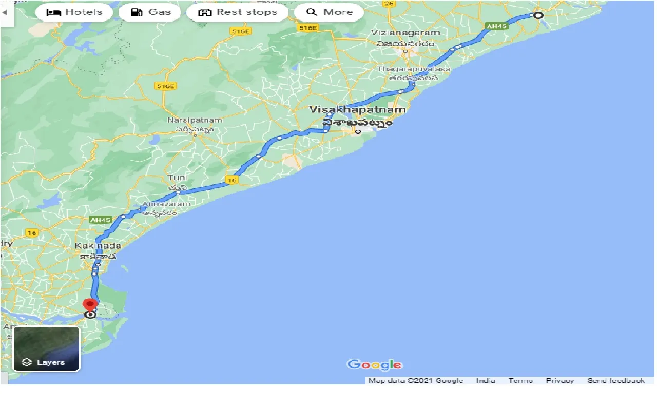 srikakulam-to-yanam-one-way