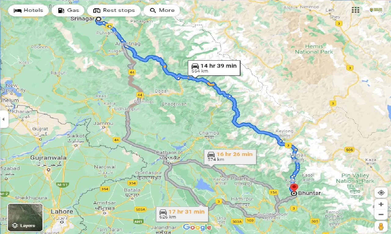 srinagar-to-bhuntar-one-way