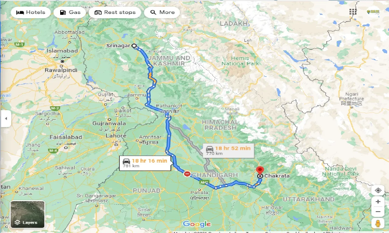 srinagar-to-chakrata-one-way