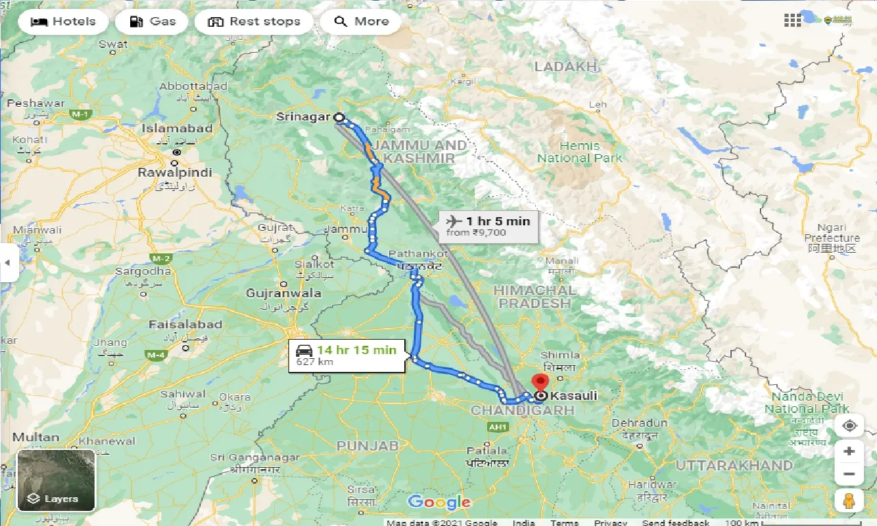 srinagar-to-kasauli-one-way
