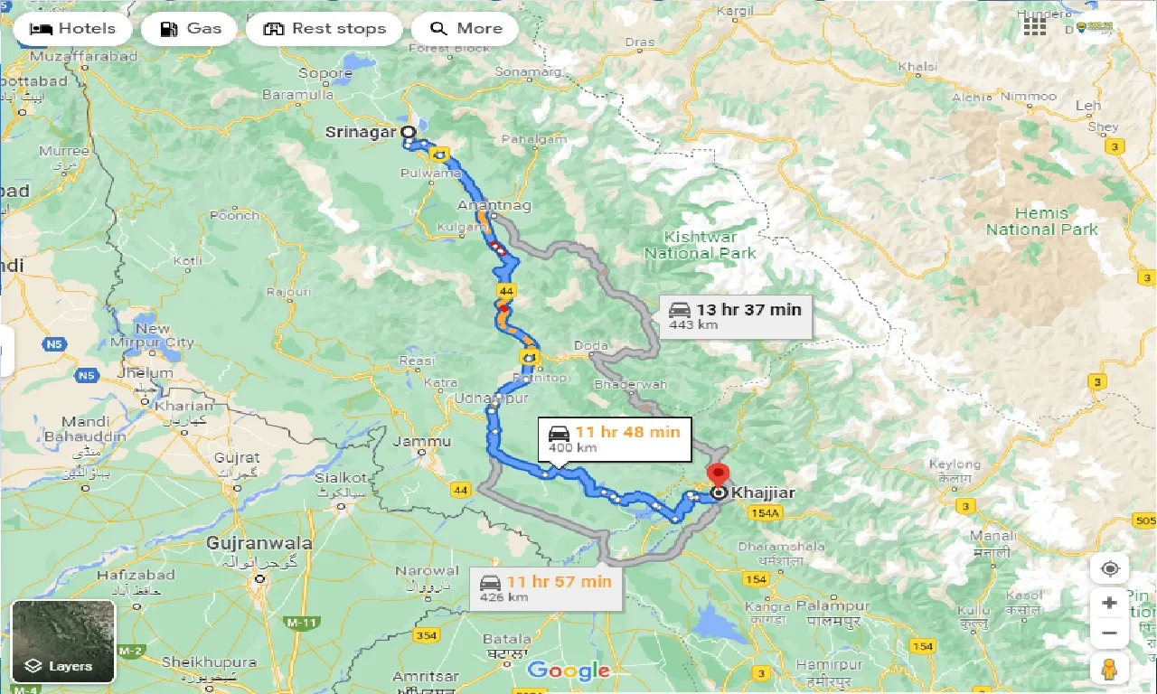 srinagar-to-khajjiar-taxi