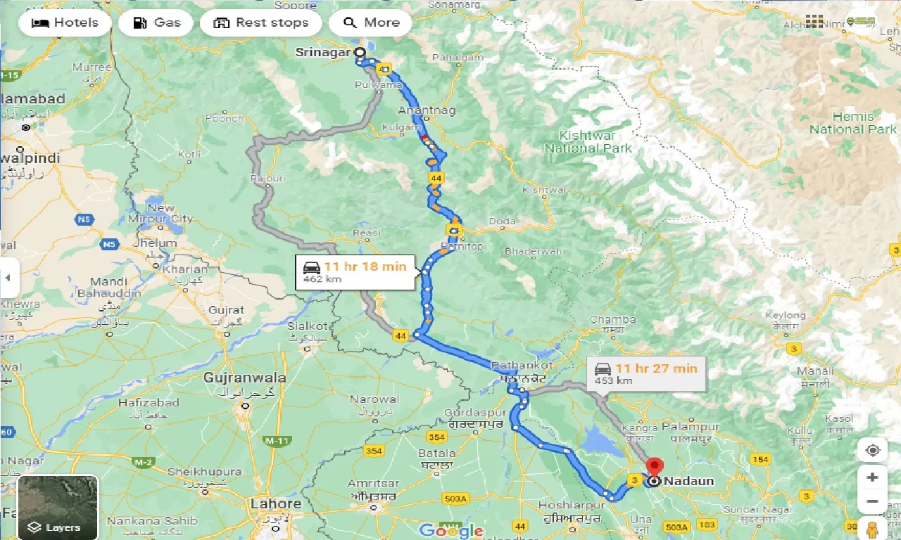 srinagar-to-nadaun-one-way