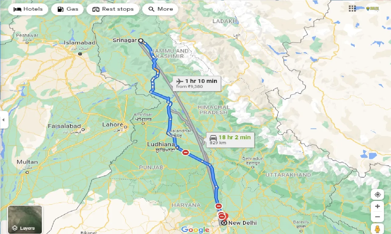 srinagar-to-new-delhi-one-way