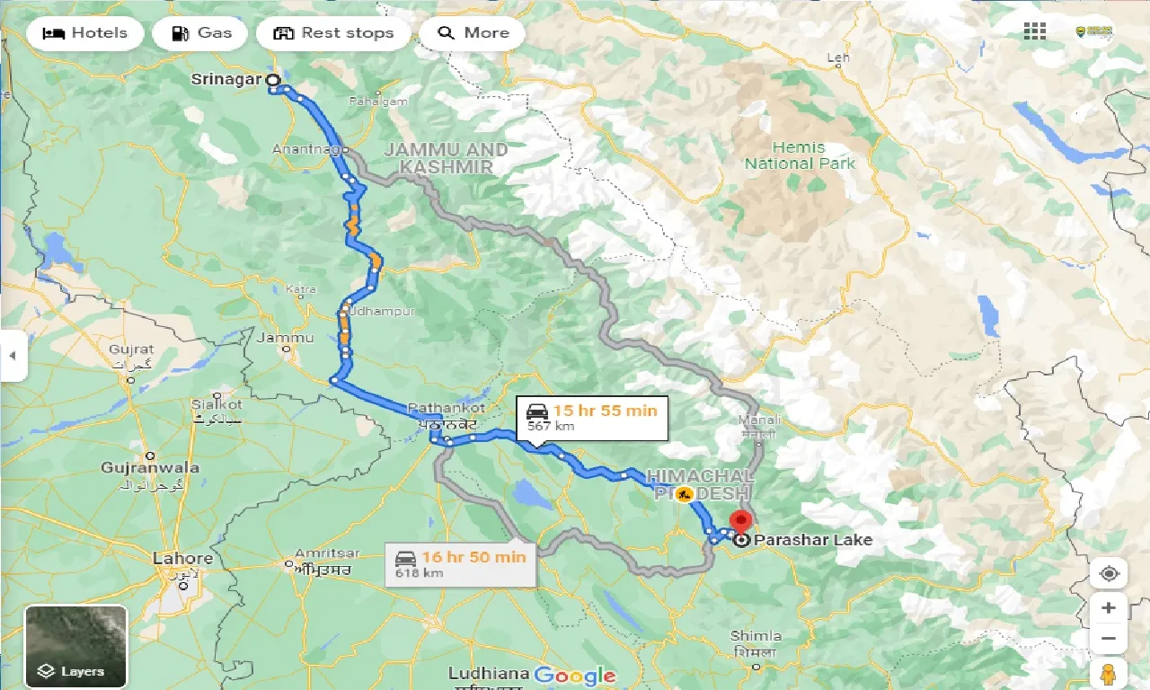 srinagar-to-prashar-lake-taxi