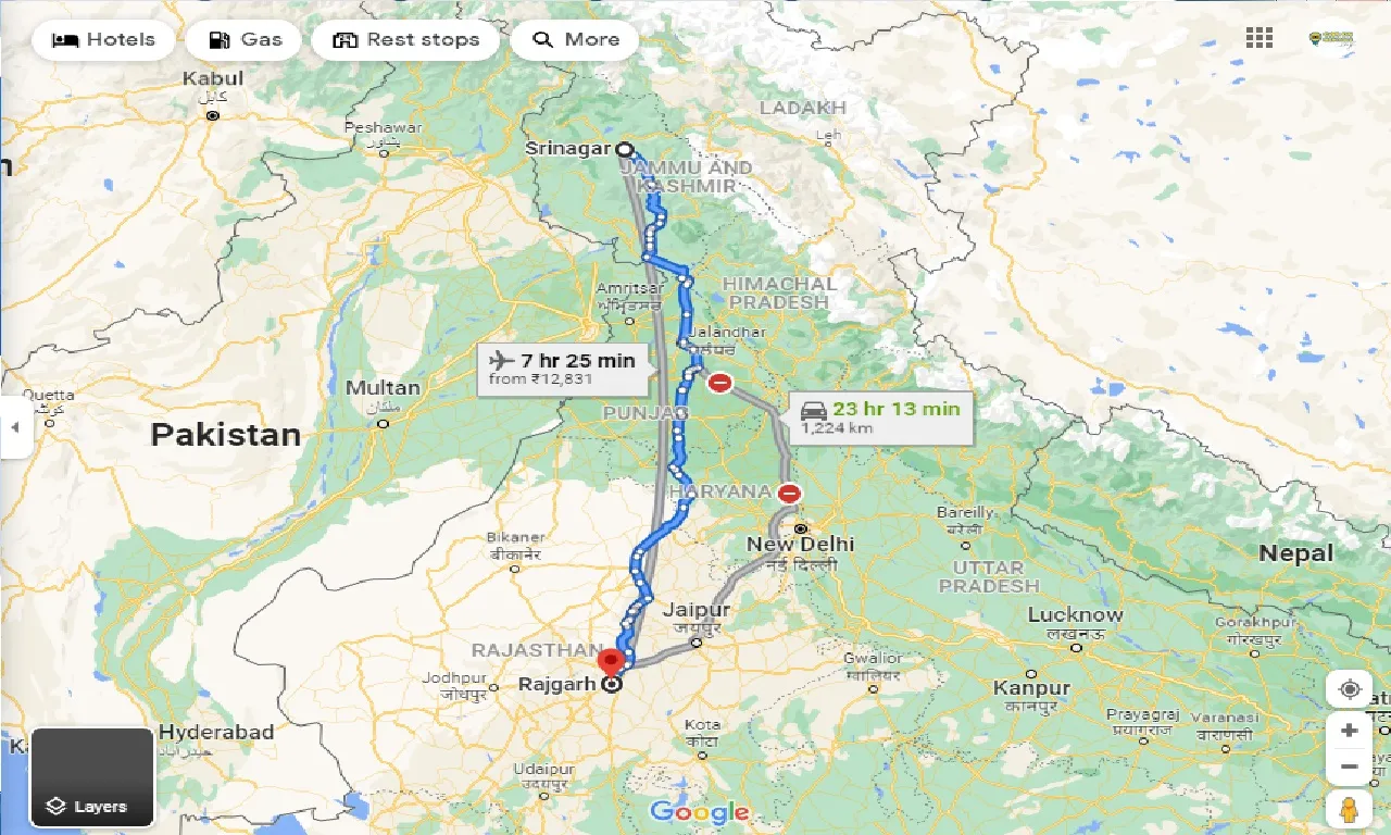 srinagar-to-rajgarh-hp-taxi