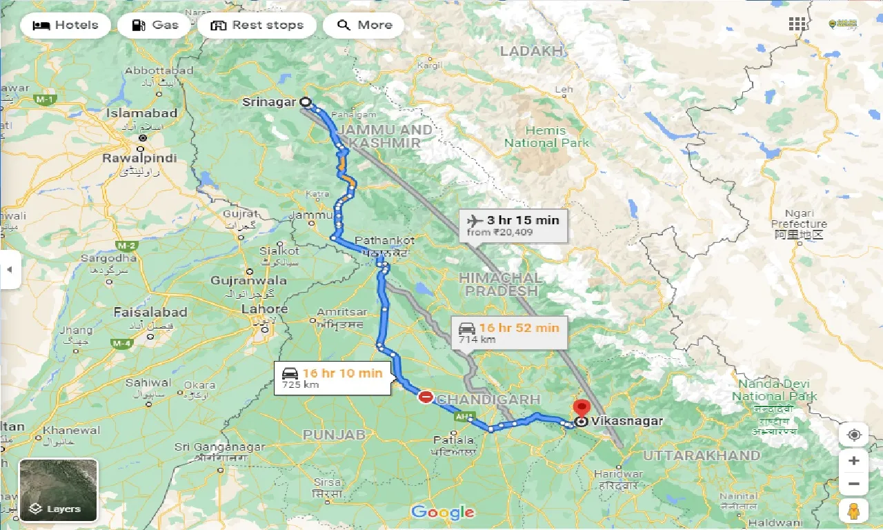 srinagar-to-vikasnagar-taxi