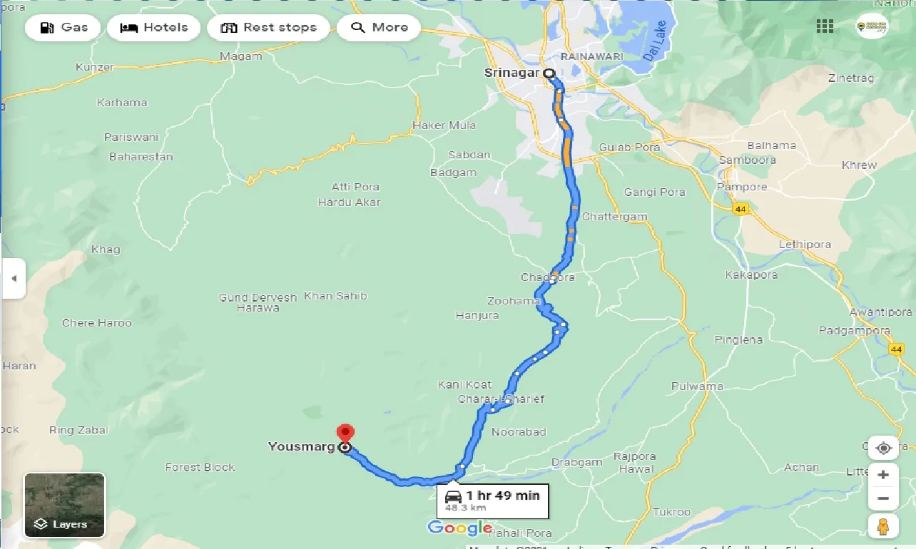 srinagar-to-yusmarg-round-trip