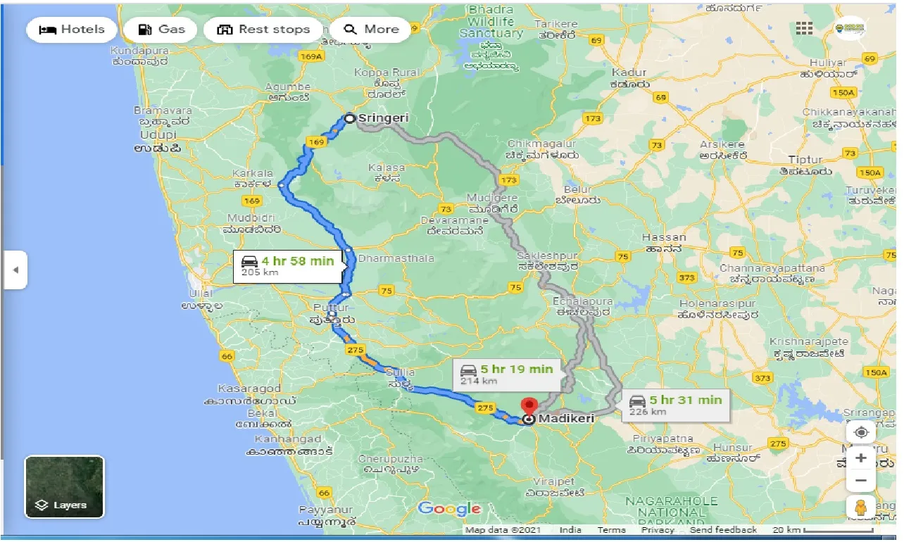 sringeri-to-coorg-one-way