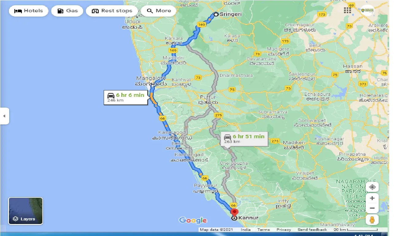 sringeri-to-kannur-round-trip