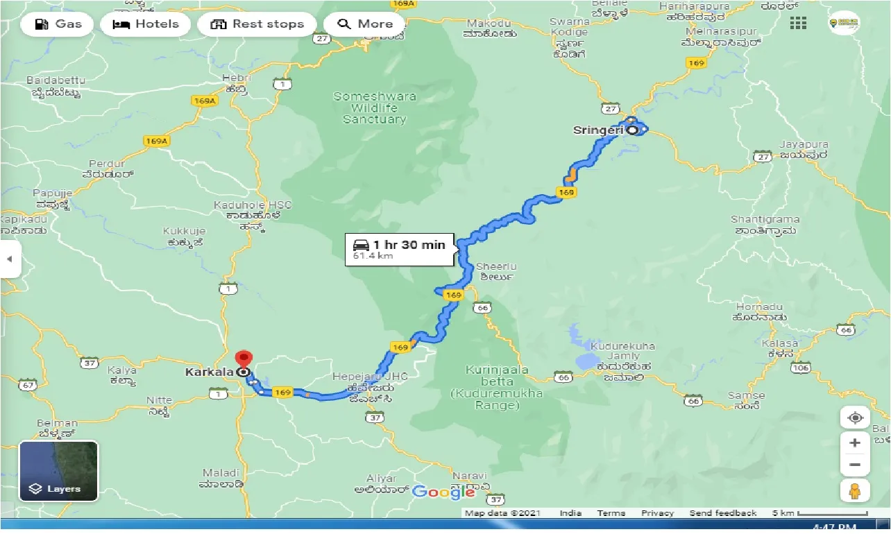 sringeri-to-karkala-round-trip