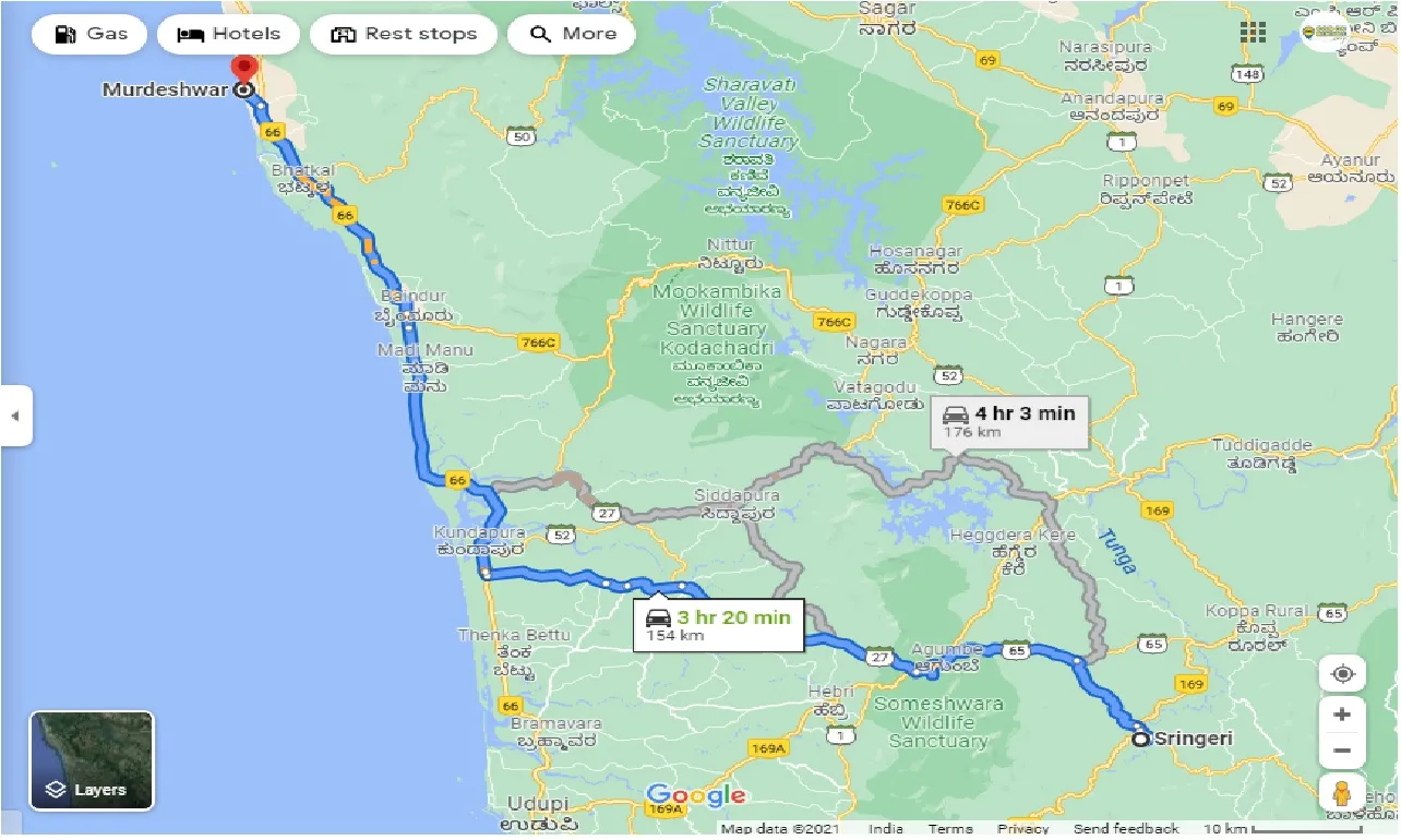 sringeri-to-murudeshwar-one-way