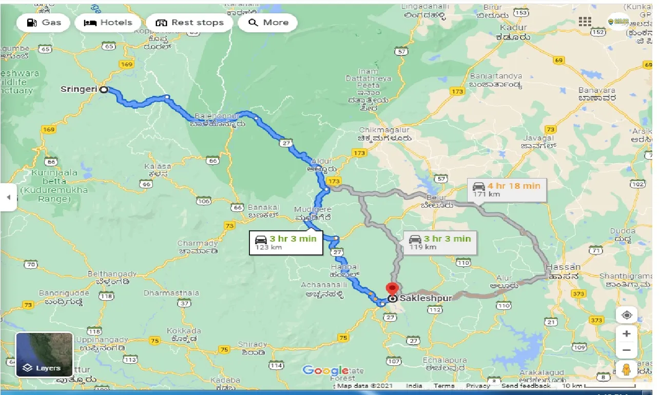 sringeri-to-sakleshpur-one-way