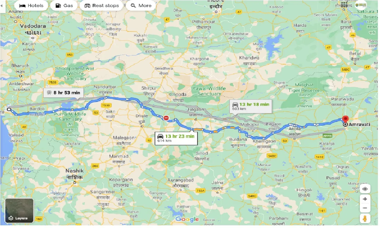 surat-to-amravati-one-way