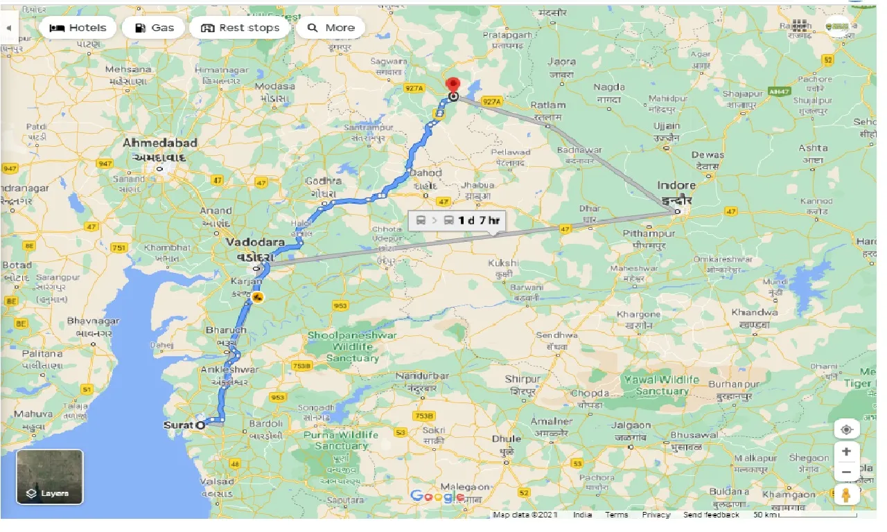 surat-to-banswara-round-trip