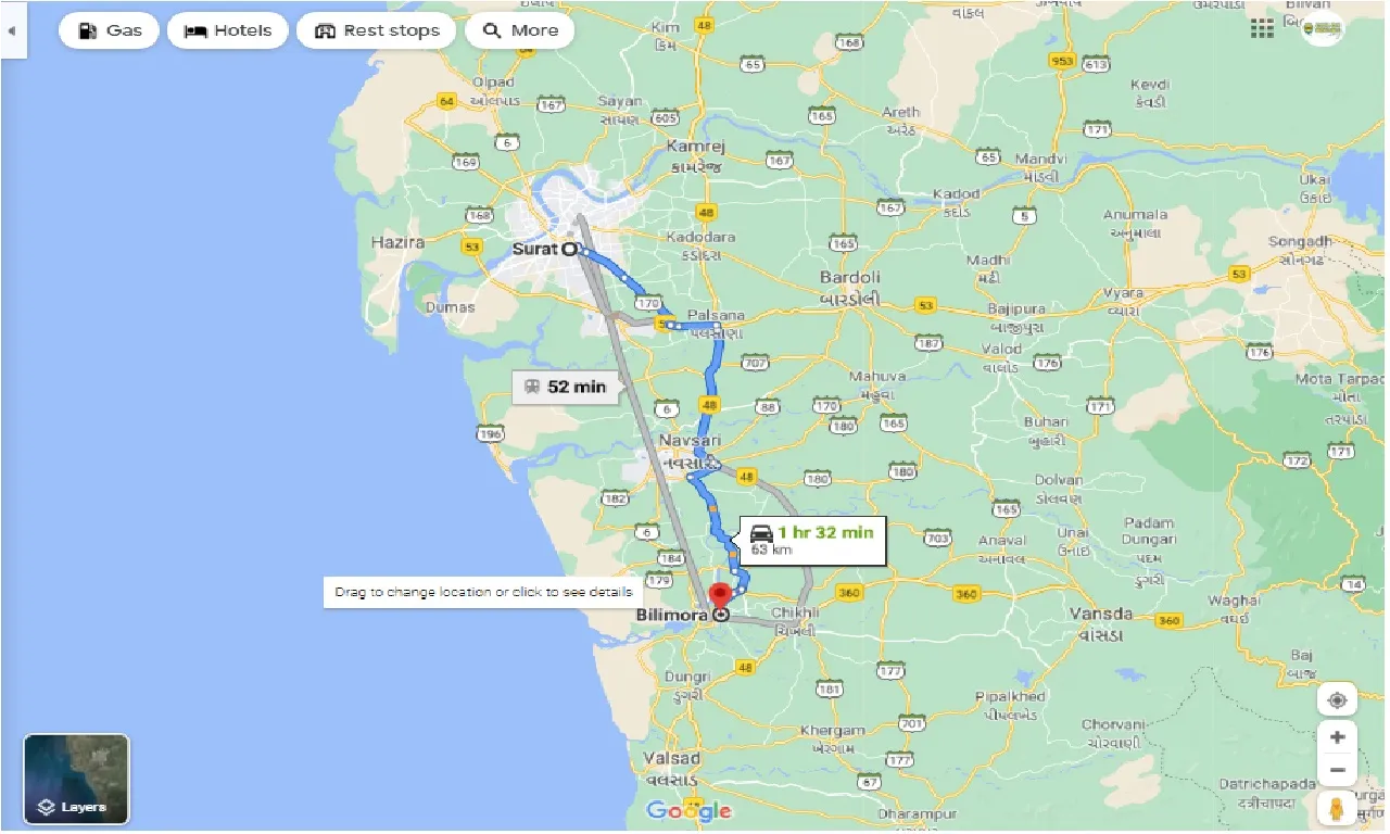 surat-to-bilimora-round-trip