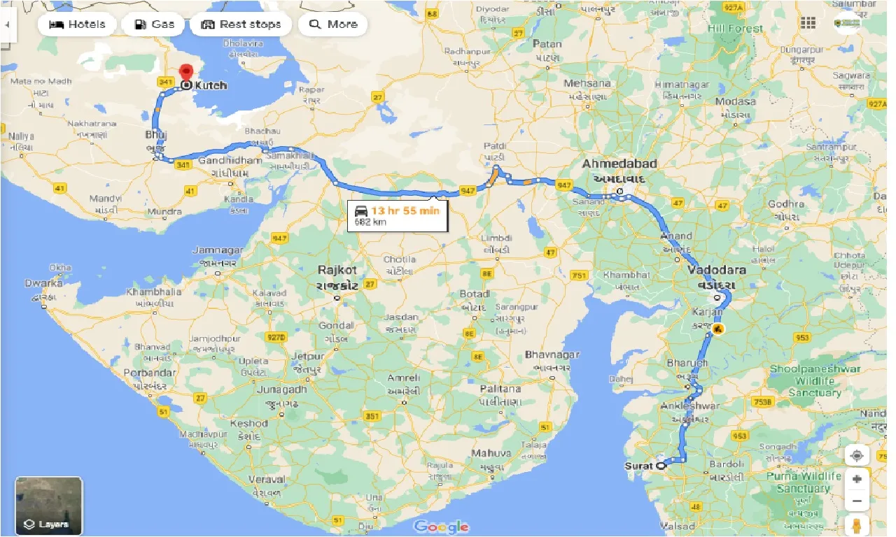 surat-to-kachchh-one-way