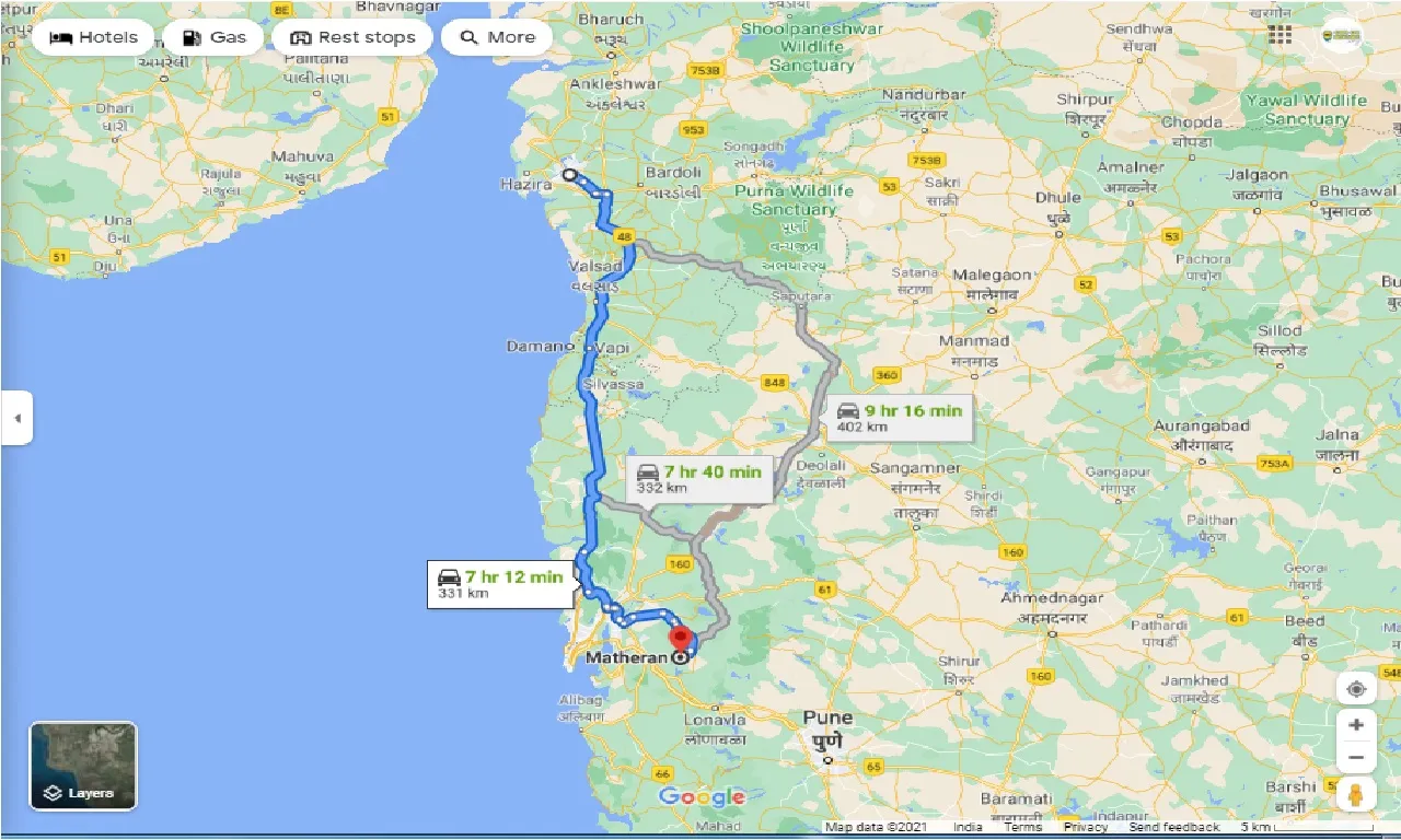 surat-to-matheran-one-way